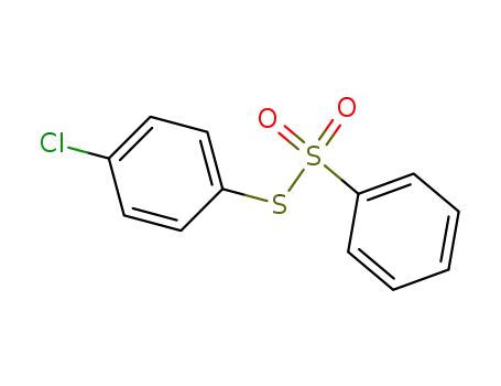 Molecular Structure of 1213-40-7 (Benzenesulfonothioic acid, S-(4-chlorophenyl) ester)