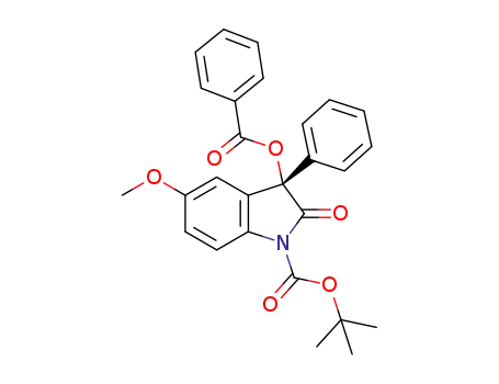 tert-butyl (S)-3-(benzoyloxy)-5-methoxy-2-oxo-3-phenylindoline-1-carboxylate