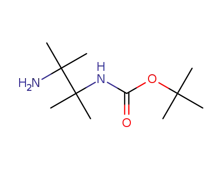 Molecular Structure of 1306610-31-0 (tert-butyl 3-amino-2,3-dimethylbutan-2-ylcarbamate)