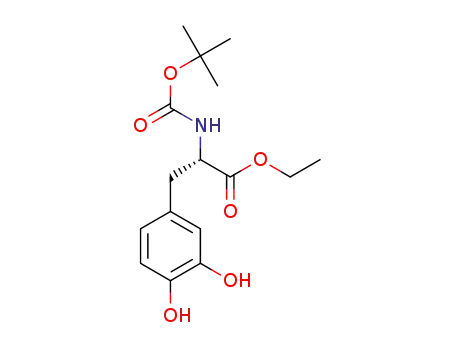 N-(tert-butoxycarbonyl)-3,4-(dihydroxy)-L-phenylalanine ethyl ester