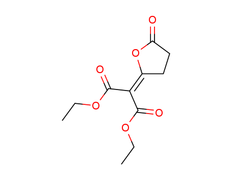 diethyl 2-(5-oxooxolan-2-ylidene)propanedioate cas  85152-95-0
