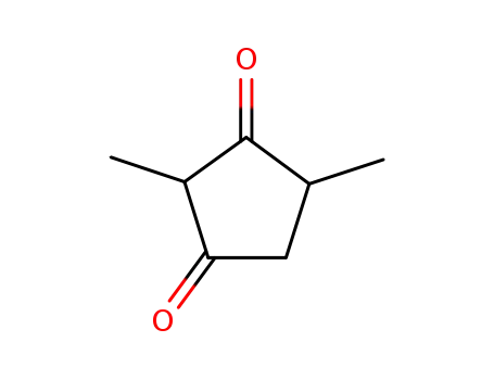 Molecular Structure of 34598-80-6 (2,4-Dimethylcyclopentane-1,3-dione)