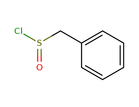 Molecular Structure of 41719-05-5 (Benzenemethanesulfinyl chloride)