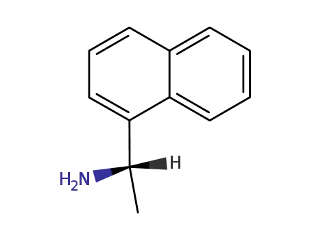 Molecular Structure of 10420-89-0 ((S)-(-)-1-(1-Naphthyl)ethylamine)