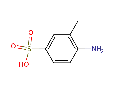 Molecular Structure of 98-33-9 (2-Aminotoluene-5-sulfonic acid)