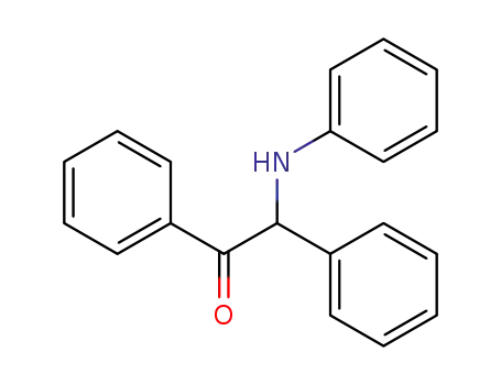 Molecular Structure of 5722-91-8 (1,2-diphenyl-2-(phenylamino)ethanone)
