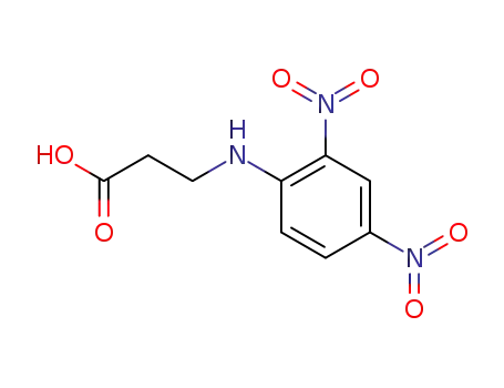 Molecular Structure of 3185-97-5 (DNP-BETA-ALANINE)