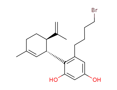 5-(4-bromobutyl)-4-[(1R,6R)-3-methyl-6-(1-methylethenyl)-2-cyclohexen-1-yl]-1,3-benzenediol