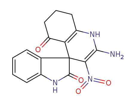 2'-amino-3'-nitro-7',8'-dihydro-1'H-spiro[indoline-3,4'-quinoline]-2,5'(6'H)-dione