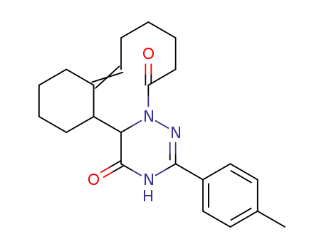 3-p-tolyl-7,8,9,10,12,13,14,15,15a,15b-decahydro-1Hbenzo[c][1,2,4]triazino[1,6-a]azecine-1,6(2H)-dione