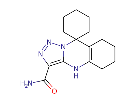 5,6,7,8-tetrahydro-4H-spiro{[1,2,3]triazolo[5,1-b]quinazoline-9,1'-cyclohexane}-3-carboxamide