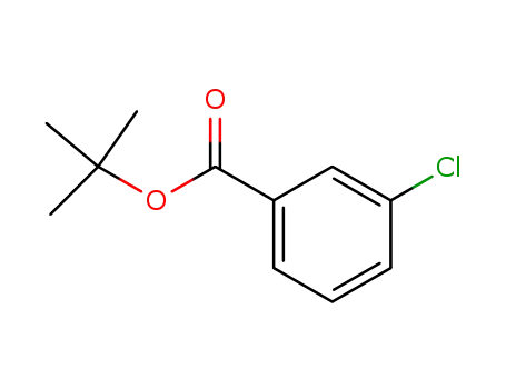 Molecular Structure of 16537-17-0 (Benzoic acid, 3-chloro-, 1,1-dimethylethyl ester)