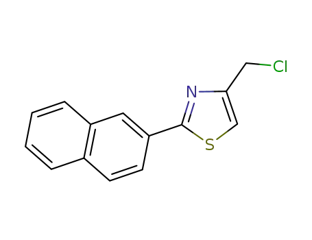 4-(chloromethyl)-2-(naphthalen-6-yl)thiazole