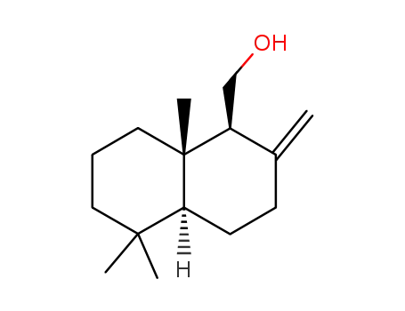 Molecular Structure of 54632-04-1 ((4aα)-2-Methylene-5,5,8aβ-trimethyldecalin-1β-methanol)