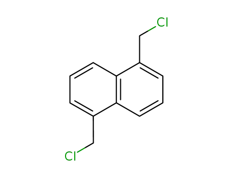 Molecular Structure of 1733-76-2 (1,5-bis(chloromethyl)naphthalene)