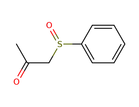 Molecular Structure of 33840-74-3 (2-Propanone, 1-(phenylsulfinyl)-)