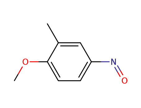 Molecular Structure of 125708-82-9 (Benzene, 1-methoxy-2-methyl-4-nitroso-)