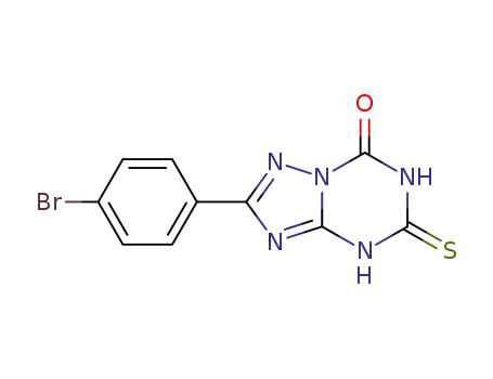 2-(4-bromophenyl)-5-thioxo-5,6-dihydro-[1,2,4]triazolo[1,5-a][1,3,5]triazin-7(4H)-one