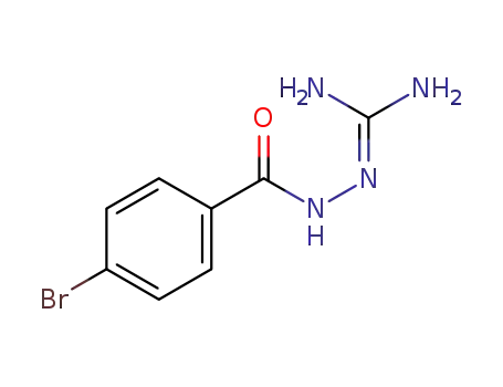Molecular Structure of 51884-12-9 (Benzoic acid, 4-bromo-, 2-(aminoiminomethyl)hydrazide)