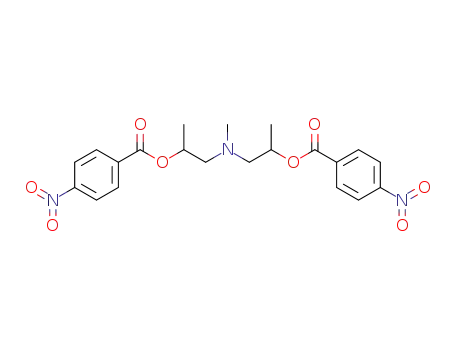 N-Methyl-β,β'-di-p-nitrobenzoyloxydipropylamin