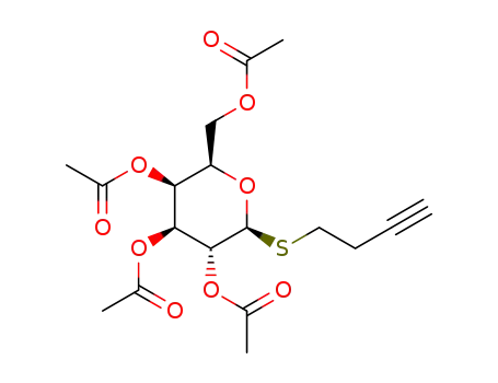 but-3-ynyl 2,3,4,5-tetra-O-acetyl-1-thio-β-D-galactopyranoside