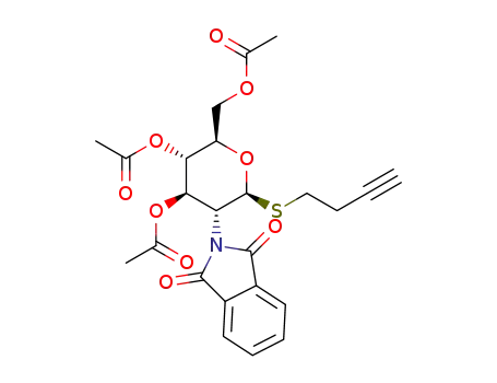 but-3-ynyl 3,4,6-tri-O-acetyl-2-deoxy-2-phthalamido-1-thio-β-D-glucopyranoside