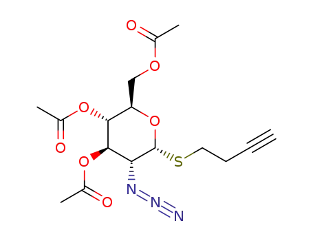 but-3-ynyl 3,4,6-tri-O-acetyl-2-deoxy-2-azido-1-thio-α-D-glucopyranoside