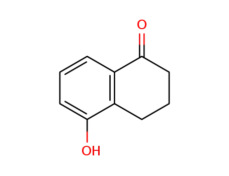 Molecular Structure of 28315-93-7 (5-Hydroxy-1-tetralone)