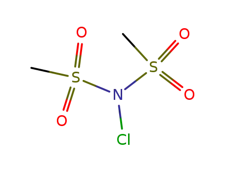 Molecular Structure of 71954-24-0 (Methanesulfonamide, N-chloro-N-(methylsulfonyl)-)