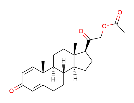 Pregna-1,4-diene-3,20-dione,21-(acetyloxy)- (9CI) cas  1171-90-0