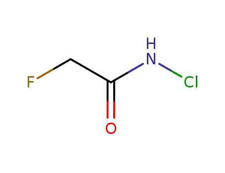 Molecular Structure of 35077-08-8 (Acetamide, N-chloro-2-fluoro-)