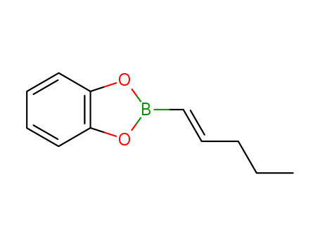 Molecular Structure of 37494-02-3 (1,3,2-Benzodioxaborole, 2-(1-pentenyl)-, (E)-)