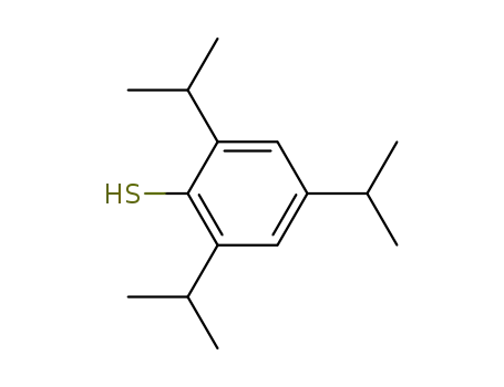 Molecular Structure of 22693-41-0 (Benzenethiol, 2,4,6-tris(1-methylethyl)-)
