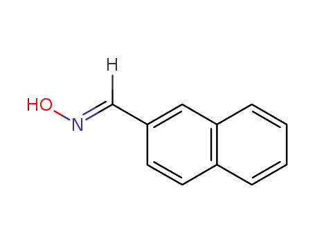 Molecular Structure of 51873-98-4 ((E)-2-Naphthalenecarbaldehyde oxime)