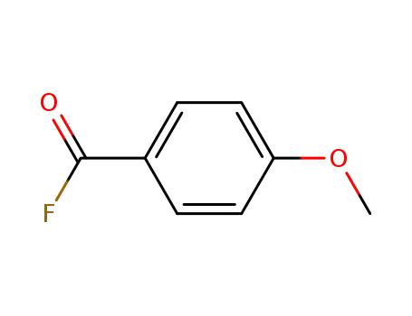 Molecular Structure of 701-53-1 (Benzoyl fluoride, 4-methoxy- (9CI))