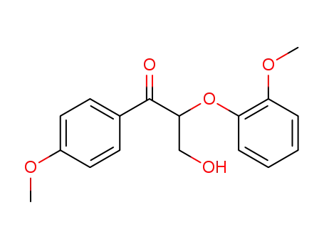 1-(4-methoxyphenyl)-3-hydroxy-2-(2-methoxyphenoxy)propan-1-one
