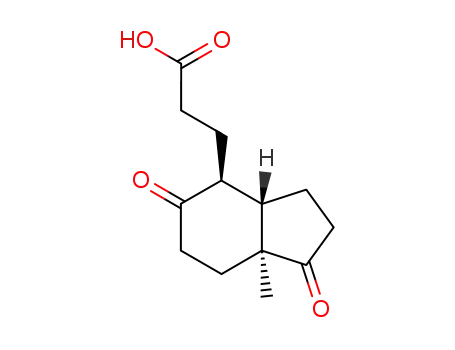 3aα-H-4α-(3’-propionic acid)-7aβ-methylhexahydro-1,5-indanedione