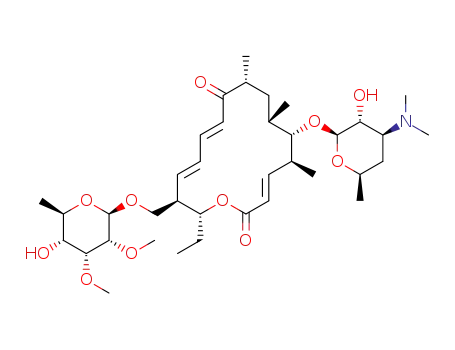 Oxacyclohexadeca-3,11,13-triene-2,10-dione,15-[[(6-deoxy-2,3-di-O-methyl-&acirc;-Dallopyranosyl) oxy]methyl]-16-ethyl-5,7,9- trimethyl-6-[[3,4,6-trideoxy-3-(dimethylamino)- &acirc;-D-xylo-hexopyranosy