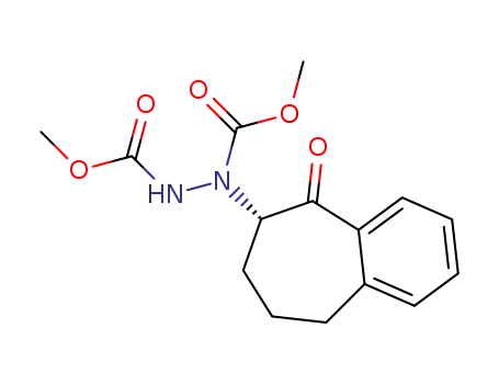 dimethyl 1-(5-oxo-6,7,8,9-tetrahydro-5H-benzo[7]annulen-6-yl)hydrazine-1,2-dicarboxylate
