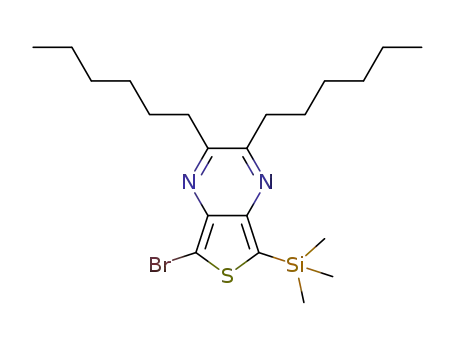 5-bromo-2,3-dihexyl-7-(trimethylsilyl)thieno[3,4-b]pyrazine