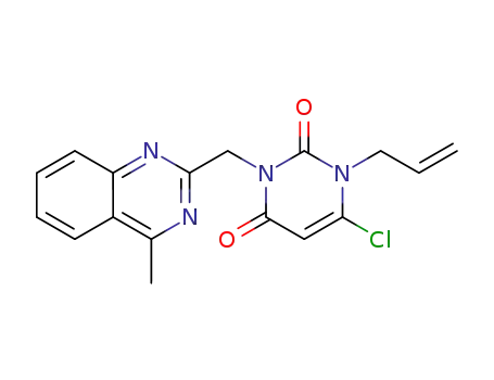 1-allyl-6-chloro-3-[(4-methylquinazolin-2-yl)methyl]pyrimidine-2,4(1H,3H)-dione