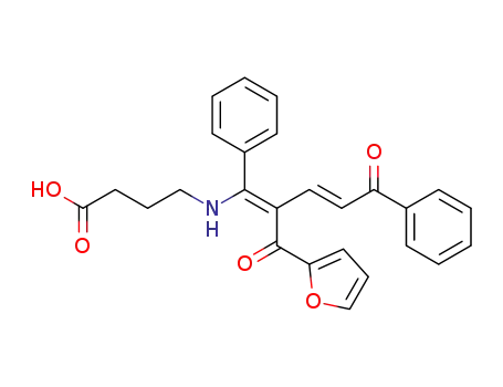 4-{[(1Z,3E)-2-(2-furylcarbonyl)-5-oxo-1,5-diphenylpenta-1,3-dienyl]amino}butanoic acid