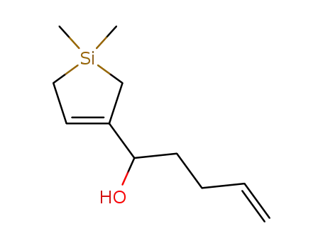 1-(4,4-dimethyl-4-silacyclopent-1-en-1-yl)pent-4-en-1-ol