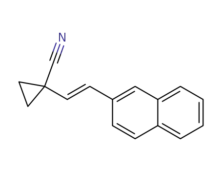 (E)-1-(2-(naphthalen-2-yl)vinyl)cyclopropanecarbonitrile