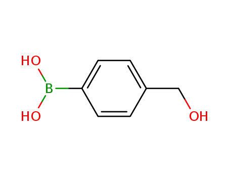 Molecular Structure of 59016-93-2 (4-(Hydroxymethyl)phenylboronic acid)