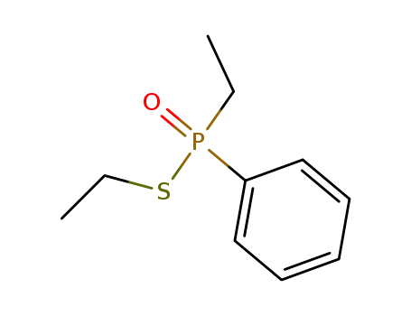 Molecular Structure of 33626-88-9 (Phosphinothioic acid, ethylphenyl-, S-ethyl ester)