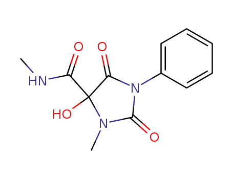 4-hydroxy-3-methyl-2,5-dioxo-1-phenyl-imidazolidine-4-carboxylic acid methylamide