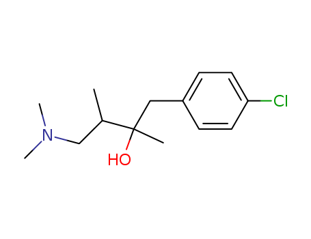 Benzeneethanol,4-chloro-a-[2-(dimethylamino)-1-methylethyl]-a-methyl-(14860-49-2)