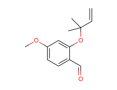 4-methoxy-2-((2-methylbut-3-en-2-yl)oxy)benzaldehyde