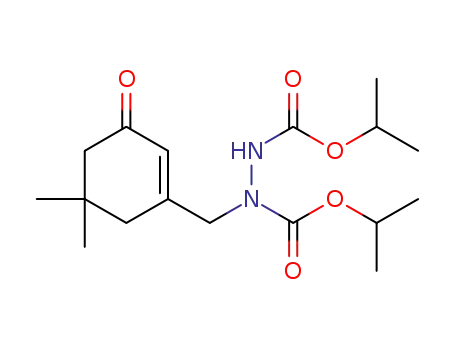 diisopropyl 1-((5,5-dimethyl-3-oxocyclohex-1-en-1-yl)methyl)hydrazine-1,2-dicarboxylate